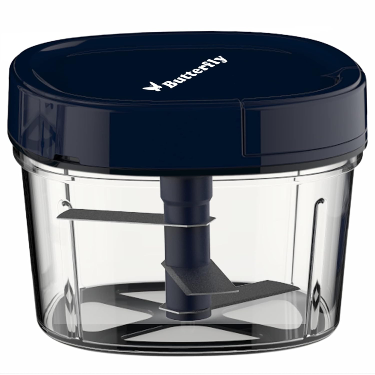 Plastic Vegetable Chopper 600 ml Blue