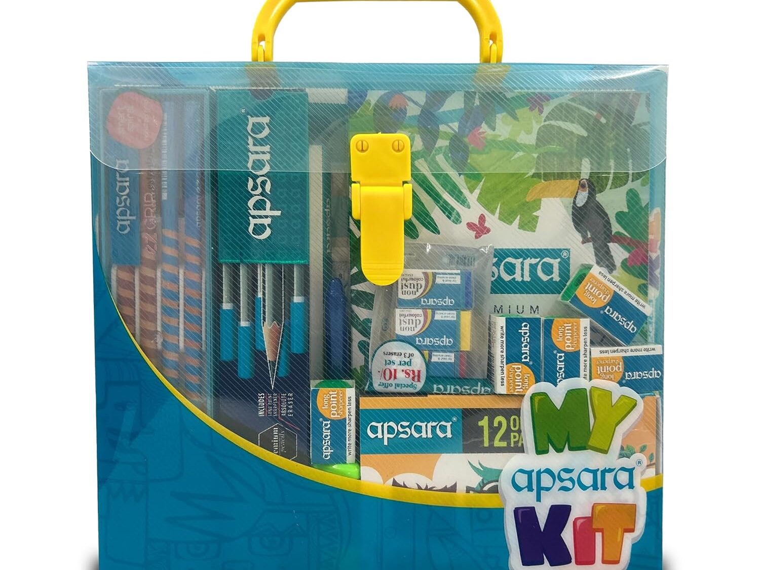 Apsara My Kit | A Complete Collection of Stationery Kit| An ideal option for gifting & personal use |All Stationery Kit use for Exam & Daily perpose | Ideal Gift Pack | Back to School Kit | Pack of 1