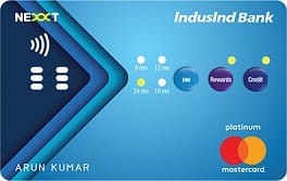 indusind bank nexxt credit card