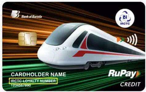 bank of baroda irctc credit card