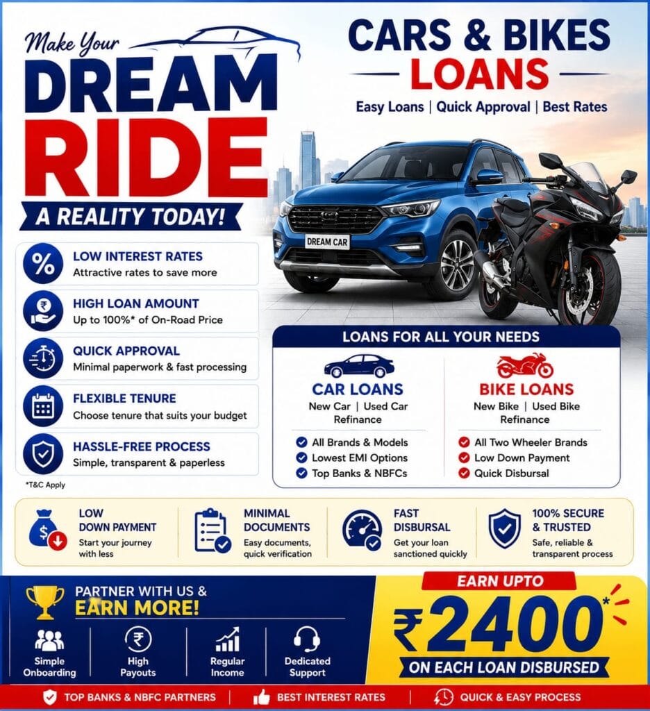 cars bike loans
